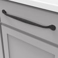 thumbnail image 4 of Hickory Hardware P2994-BI-5B 12 Po. Tirette d'Armoire Rustique Raffinée, Fer Noir - Lot de 5, 4 of 5