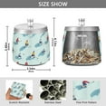 thumbnail image 2 of Yayeee Ashtray with Lid for Cigarette Smokeless Stainless Steel Home Ash Holder, Ice Hockey, 2 of 7
