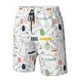 thumbnail image 4 of Saiise Easter Rabbit Print Men's Swim Trunks Hawaiian Bathing Suit Swimsuits Beach Shorts with Pockets-XX-Large, 4 of 6
