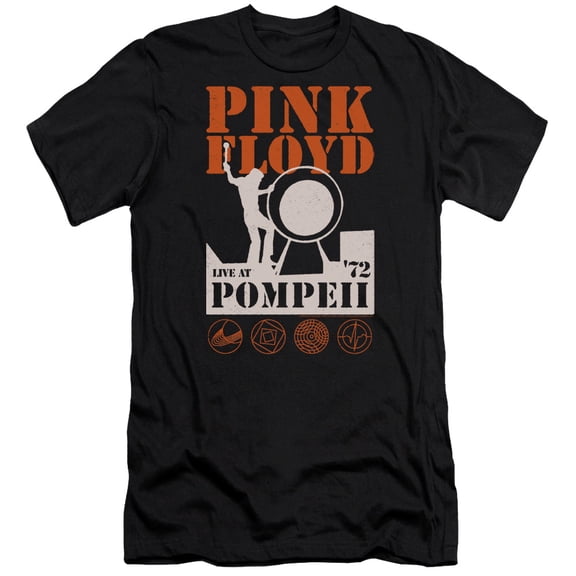 Pink Floyd - Pompeii - Slim Fit Short Sleeve Shirt - Small