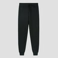 thumbnail image 3 of Arlun,Women's Oversized Workout Sweatpants Fall Fashion Elastic Waist Drawstring with Pockets Solid Color Basic Comfortable Trousers Black S, 3 of 3