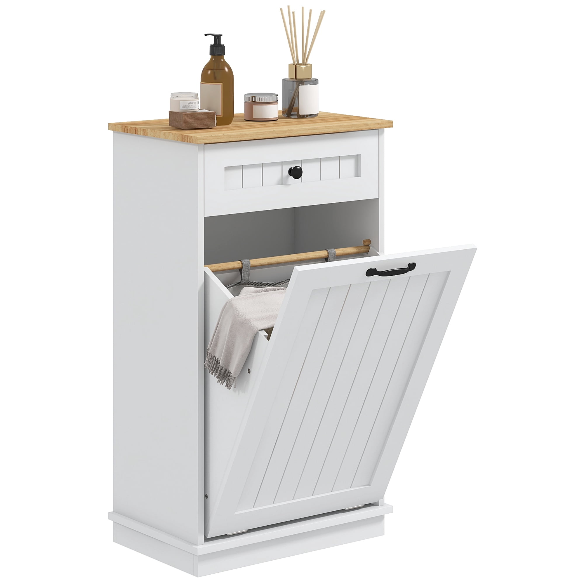 HOMCOM Armoire à repasser sur roulettes, table à repasser pliante, étagère réglable, barre de