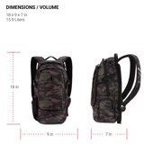 SWISSGEAR 3598 Backpack | Narrow Daypack | Ideal for Commuting and School
