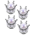 thumbnail image 4 of 4Pcs Rhinestone ABS Valve Stem Covers for Car Tire Valve and Decoration, 4 of 8