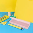 thumbnail image 4 of Estuche Translúcido Esmerilado para Lápices para Estudiantes: Estuche de Plástico Multifuncional para Bolígrafos, Ideal para Material Escolar y Como Organizador de Papelería para Escritorios o Mochil, 4 of 5