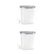 thumbnail image 2 of Cateissary Bebida de agua fría Tetera de frutas Nevera Jarra Cerradura Dispensador de bebidas Hervidor Cocina a prueba de fugas Bar Fiesta Gris 4.5L 2piezas, 2 of 6