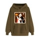 thumbnail image 4 of Sudadera con capucha de manga larga para mujer, informal, con capucha, para exteriores y chaquetas, ropa deportiva de moda para mujer, con capucha y ropa de invierno, sudadera con capucha de manga lar, 4 of 6