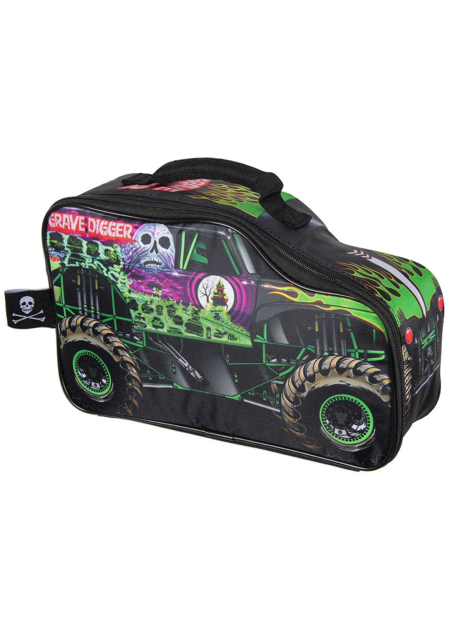 Monster Jam Grave Digger Truck Shaped Insulated Big Large Work Lunch Box Bag 12"