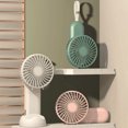 thumbnail image 3 of SSBSM 1 Set Folding Fan with Lanyard, 4 Speeds, 180 Degrees Rotation, Phone Holder Base, Standable, Low Noise, Handheld Fan, Outdoor Supply, 3 of 8