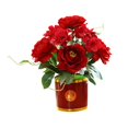 thumbnail image 4 of Flores artificiales en maceta para centros de mesa de jardín Ornamento del festival de primavera Rojo Zulema Flores de Hortensia, 4 of 8