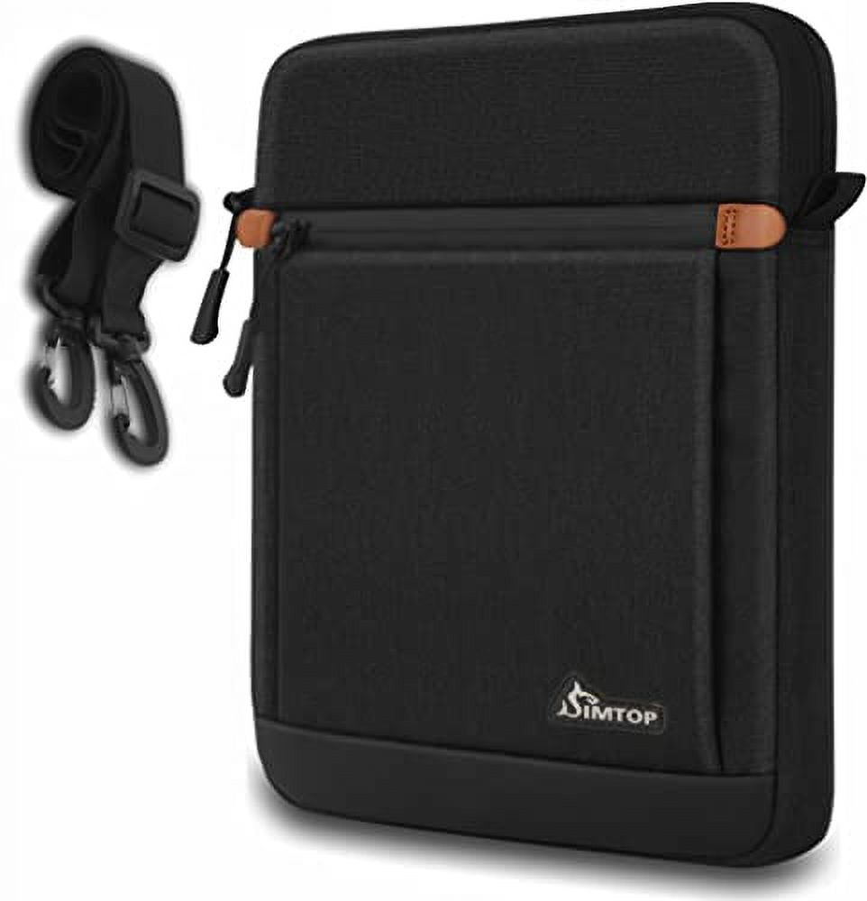 DUZZONA Enfants Bandoulière Réglable Multifonction Pour Tablet, Sac De Voyage, Appareil Photo, Confortable, Sangle De Cou En Nylon, Noir