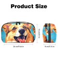thumbnail image 5 of Corgi USB Organizer Oxford Cloth Waterproof Electronic Gadget Storage Bag 5.9x9.44x3.14 in Hard Drive Case Portable Small Box Cell Phone Charger Cord Organizer, 5 of 6