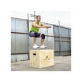thumbnail image 4 of ProsourceFit 3-in-1 Wood Plyometric Jump Box for Plyo & Agility Workouts, 4 of 7