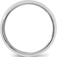 thumbnail image 2 of 14K White Gold 14Kw 8mm Bevel Edge Comfort Fit Band Size 6.5 Made In United States wbec080-6.5, 2 of 5