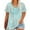 Light Blue, variant on CLOISE Short Sleeve Shirt for Women Plus Size Tops Tunic V Neck Casual Pullover Print Summer Blouses Gray
