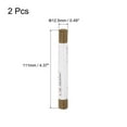 thumbnail image 2 of Uxcell Wood Wax Filler Stick, Furniture Repairing Crayon Touch Up Pen 2 Packs, Medium Dirt Brown, 2 of 6