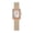 Rose gold, variant on BS New Beautiful Square Dial Full Diamond Light Luxury Women's Watch Quartz Watch Fashion