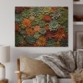 thumbnail image 2 of Designart "Succulent Tapestry Colorful Charm" Floral Print on Natural Pine Wood, 2 of 5