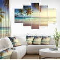 thumbnail image 1 of Typical Sunset on Seychelles Beach - Extra Large Seascape Art Canvas, 1 of 3