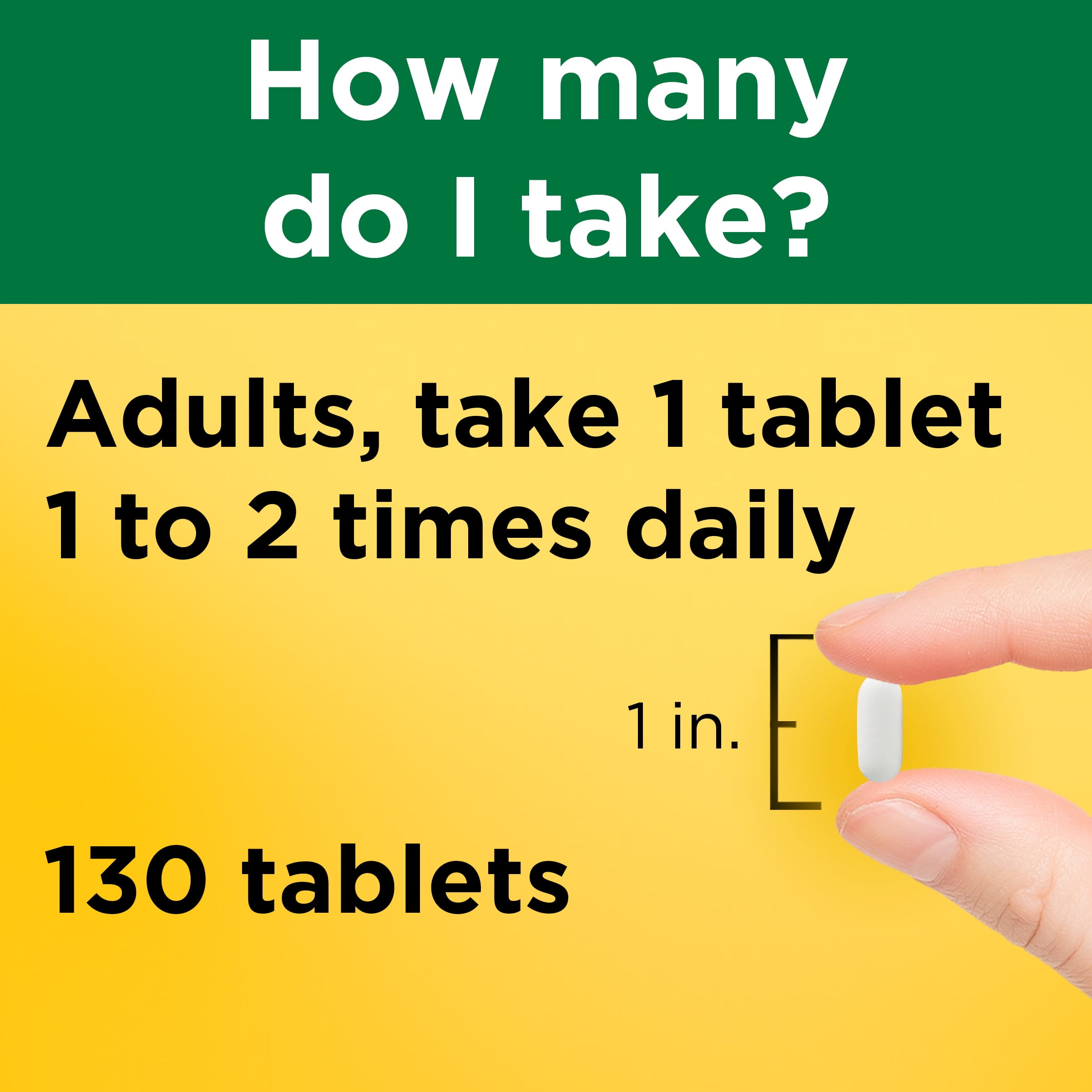 Nature Made Calcium 500 mg, with Vitamin D3 for Immune Support, Tablets, 130 Count helps support Bone Strength