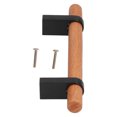 thumbnail image 4 of Poignée d'Armoire, Poignée Noire Moderne Simple Poignée de Porte pour Bibliothèques pour Armoires à Chaussures pour Armoires pour Armoires 96 Trous, 4 of 8