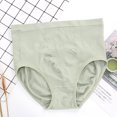 thumbnail image 3 of Bigersell Ladies Underwear Panties Clearance Training Underwear Boy Shorts Panty Style P-1462 Cotton Boyshort Panties Ladies Thong Briefs Mid Waist Women's Bikini Panties Green M, 3 of 4