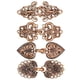 thumbnail image 4 of 4 piezas suéter chal boca clips Yuyangstore aleación Cobre rojo antiguo, 4 of 8
