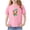 Pink-B, variant on Virmaxy Cute Girl Cartoon Print Short Sleeve Tee Soft Cotton Round Neck Top Playful Comfortable Casual Wear for Girls Summer Days,for 3-13 Years Black-A