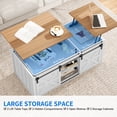 thumbnail image 5 of Dextrus 48" Farmhouse Lift Top Coffee Table with Sliding Barn Door, 5 of 5
