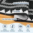 thumbnail image 3 of Washable Rugs 5x7 Low Pile Washable Rug – Modern Geometric Bordered Solid Area Carpet with TPR Non Slip Backing, Soft Non Shedding Neutral Floor Mat for Living Room, Bedroom & Nursery, 3 of 9