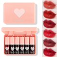 thumbnail image 2 of 6 Pieces Lip Gloss Stain Long Lasting Liquid Lipstick Fashion Makeup Cosmetics Easy Apply Non-stick, 2 of 5