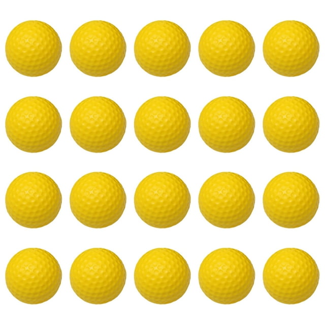 Ball 42.6mm Ball PU Soft Monolayer Training Ball for Indoor Practice Accessory Yellow