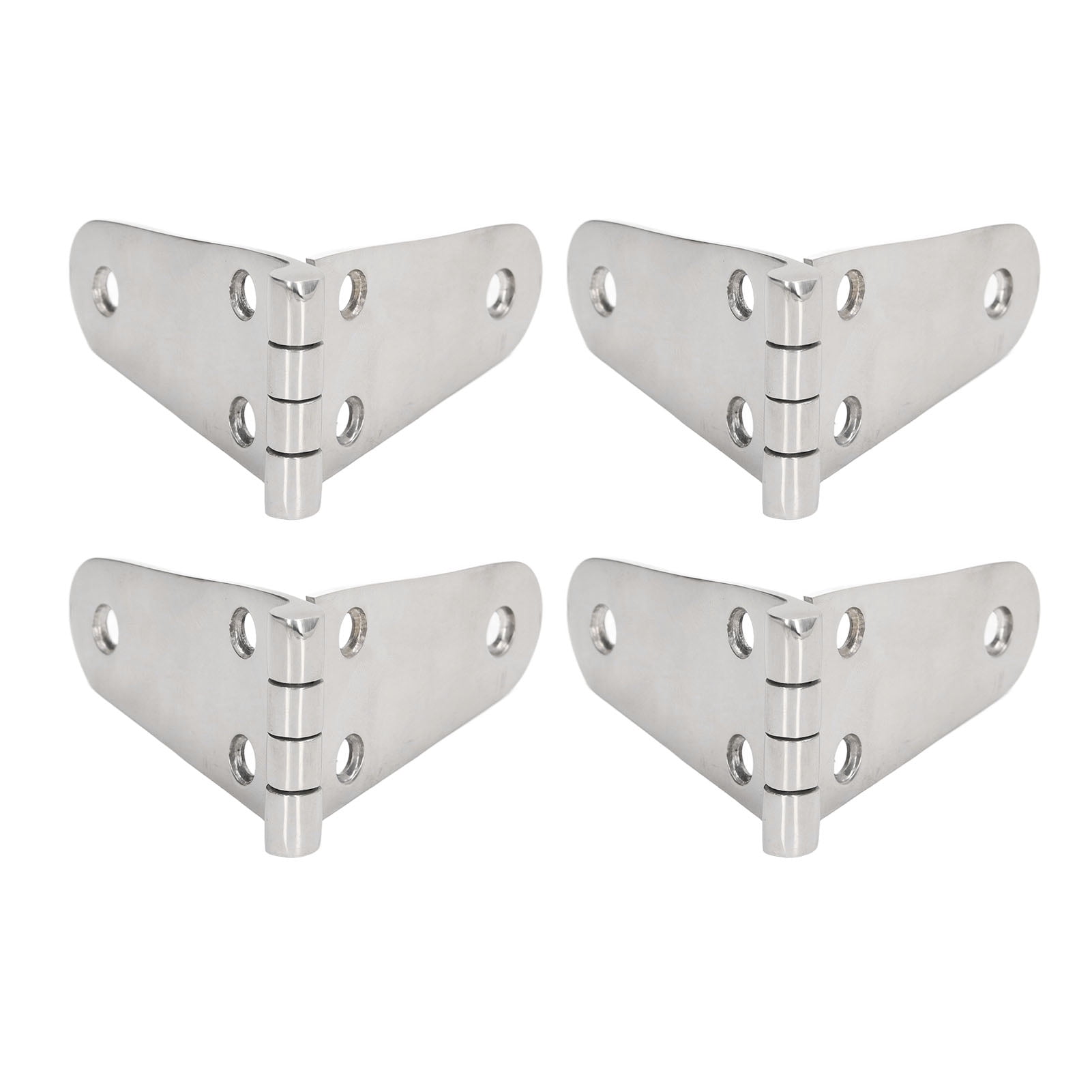 Marine Grade Hinges, Mirror Finish Door Hinges 6 Holes For RVs