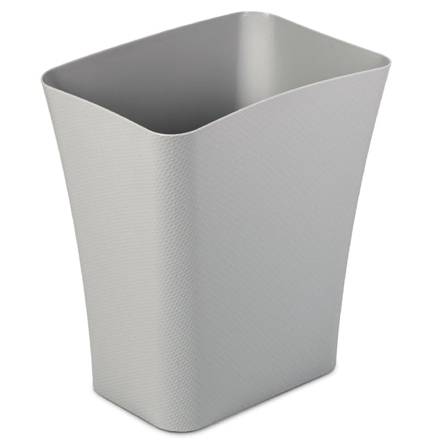 Bote de basura CLOROX Textura Slim de 12 L/3.1 galones para espacios estrechos