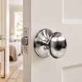thumbnail image 4 of Matte Black Egg Passage Door Knob, Hall and Closet, Left and Right Hand, ANSI Grade 3, 4 of 11