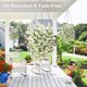 thumbnail image 4 of Crrynuo - Planta artificial - Planta colgante artificial - Blanca - 2 piezas - Decoración para interiores y exteriores - Resistente al agua, 4 of 6