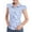 Blue_001, variant on Womens Shirts Stylish Casual Short Sleeve Oktoberfest Party Top V Neck Flip Collar Lattice Design Blouse Comfortable for Jeans Skirts Oktoberfest Tops Blue_008,S