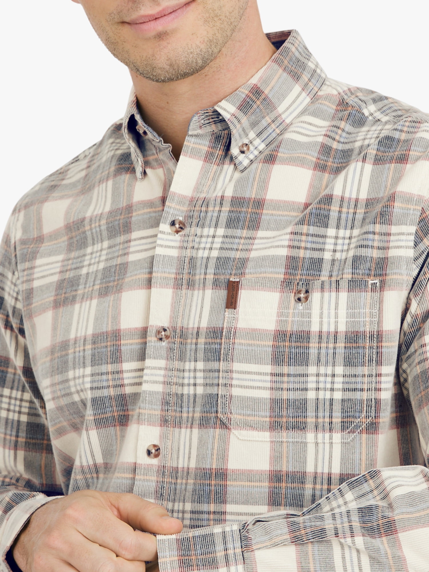 Chaps Men's & Big Men's Corduroy Flannel Shirt, Sizes S-3XL