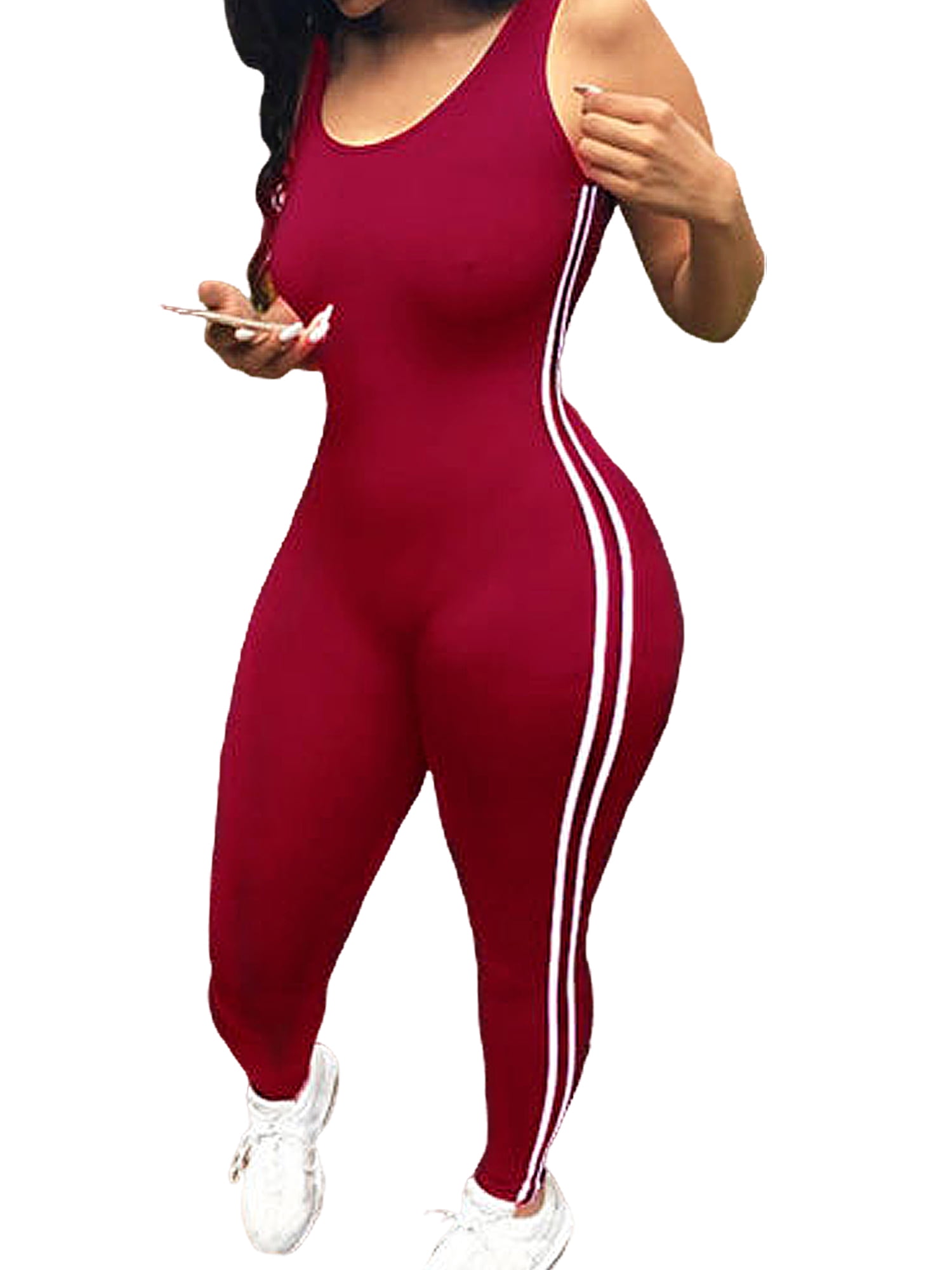 citgeett Womens Yoga Sport Fitness Unitard Jumpsuit Bodysuit Leggings