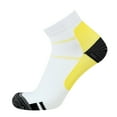 thumbnail image 2 of Outfmvch Thin Ankle Socks for Women Compression Socks for Women Thigh High Ankle Socks for Women Men Socks Ankle Crew Socks Mens Socks Ankle Yellow S, 2 of 3