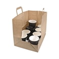 thumbnail image 1 of Paper Carrier Bag, Kraft & Brown, 1 of 1