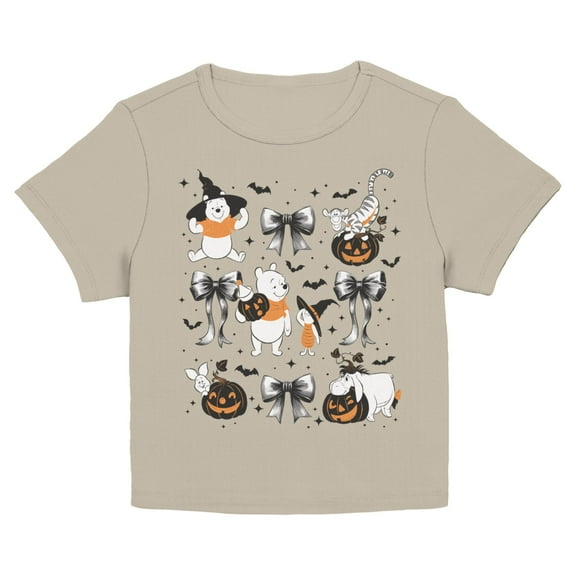 Juniors Winnie the Pooh Halloween Costume Bear And Friends Bows T Shirt