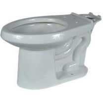GERBER PLUMBING GAV2182809 2473773 Avalanche Siphon Jet Toilet Bowl, Ada Elongated, 1.6 Gpf/1.28 Gpf, Biscuit
