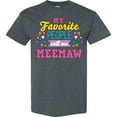 thumbnail image 3 of Inktastic My Favorite People Call Me Meemaw with Flowers T-Shirt, 3 of 5