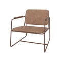 thumbnail image 1 of Manhattan Comfort Pourquoi Chaise d'Appoint Basse en Cuir PU 2.0 en Corten, 1 of 3