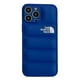 thumbnail image 1 of 3D silicona líquida caso ondulado la cara norte caja del teléfono para iPhone 11 12 13 14 Pro Max 14Plus moda popular mullido marca abajo chaqueta forma squar DNJC, 1 of 4