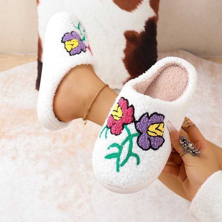 Colorful Graphic Slippers Collection Glass Mosaic Flip Flops, Summer Footwear, Beach Footwear  main image 3