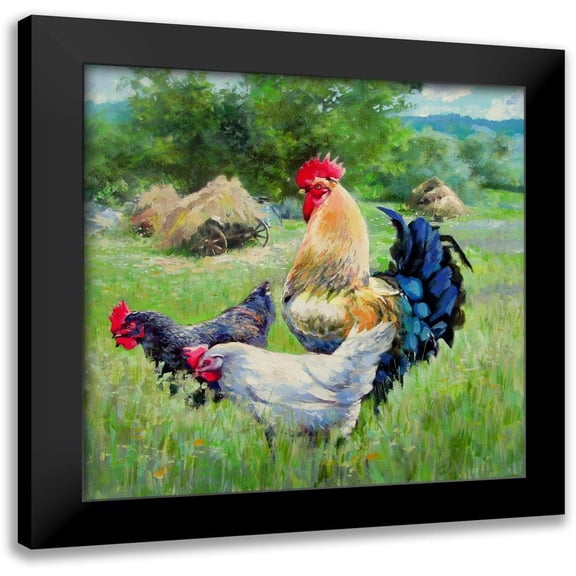 Pautov, Igor 12x12 Black Modern Framed Museum Art Print Titled - Family