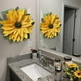 thumbnail image 4 of Blowout Sale! Kingtowag Home Decor, Summer Sunflower Wreath Door Decoration Wall Hanging Floral Wreaths, Wreath X1 Last Chance, Home Brand, Clearance Outlet, 4 of 6
