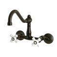 thumbnail image 1 of Grifo de Cocina Kingston Brass KS3225PX Bronce Ajustable de 15 cm, 1 of 3